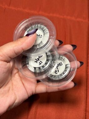 Natural Dramatic False Lash Trio Bundle- Black Lightweight Reusable